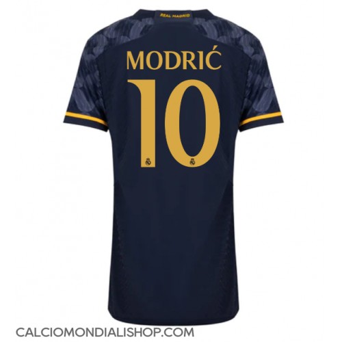 Maglie da calcio Real Madrid Luka Modric #10 Seconda Maglia Femminile 2023-24 Manica Corta